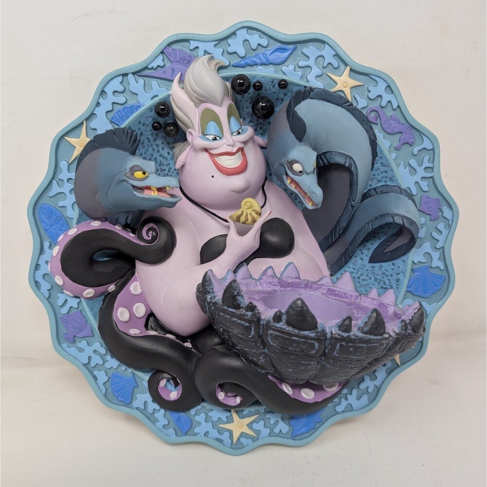The Disney Store Little Mermaid 3D Plate Ursula’s Spell Limited Edition /5000 - Picture 1 of 13